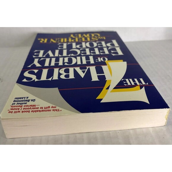 The 7 Habits of Highly Effective People by Stephen R Covey Paperback Good - Picture 5 of 6